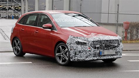 2023 Mercedes Benz B Class Spy Shots Mid Cycle Update Planned