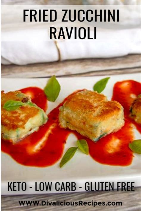Preheat oven to 350 degrees. Keto Fried Zucchini Ravioli | Recipe | Healthy low carb ...