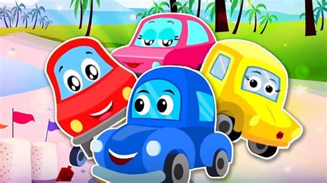 Little Red Car Nursery Rhymes Song Car Song For Kids And Babies