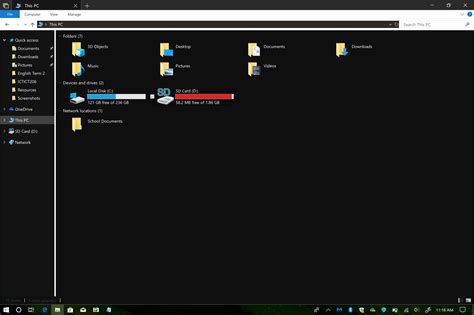 Windows 10 1803 Dark Theme Explorer Materi Belajar Online