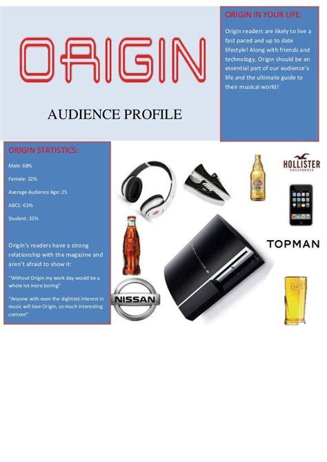 Origin Audience Profile