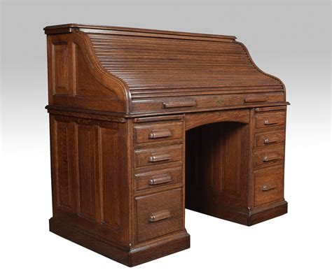 If you wish to purchase this set of plans. Oak Pedestal Roll Top Desk - Antiques Atlas