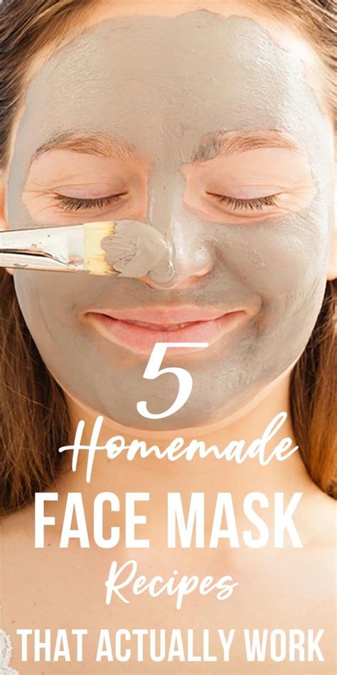 5 Homemade Face Mask Recipes That Actually Work Homemade Face Mask