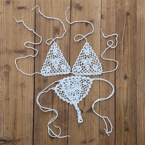 05 crochet microkini sexy g thong brazilian monokini string bikini trikini ebay