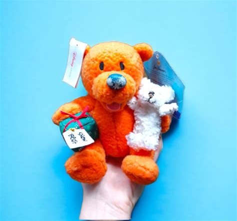Ojo Teddy Bear With Snowbear From Bear In The Big Blue House Etsy
