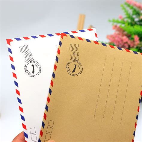 Standard Kraft Paper Airmail Letter Post Western Envelopes China