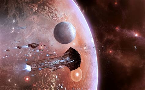 Artwork Science Fiction Eve Online Amarr Space Spaceship Titan