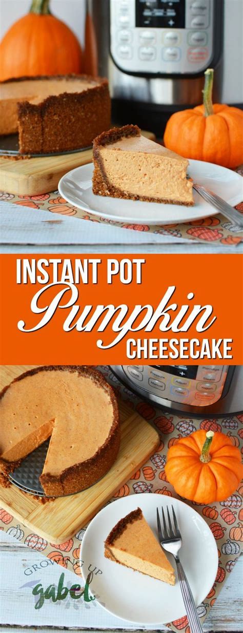 Fill any baking pan about halfway up with water and place it on the oven's lower rack. Make a mini 6 inch pumpkin cheesecake in your Instant Pot ...