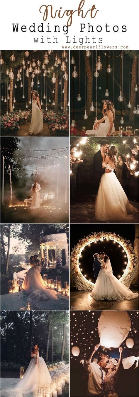 Top 20 Must See Night Wedding Photos With Lights Night Wedding Photos