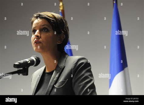 French Minister Of Education Najat Vallaud Belkacem At Lyon University