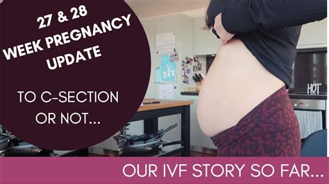 27 and 28 week pregnancy update ivf pregnancy youtube
