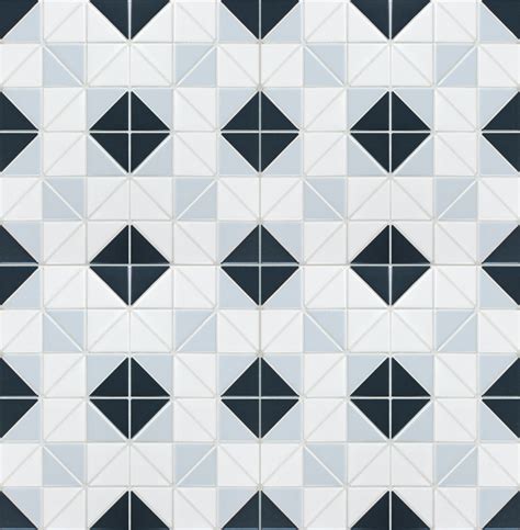 Blue Mountain Square 2 Triangle Geometric Shape Tiles Ant Tile