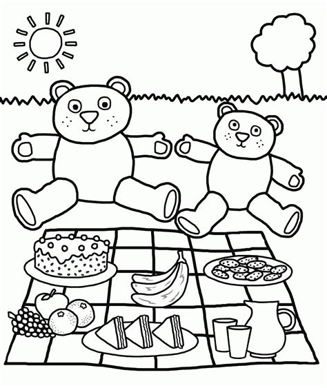 Photo by rebecca yale photography; Coloring Pages Family Picnic - Coloring Home