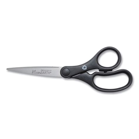 Westcott Kleenearth Basic Plastic Handle Scissors Pointed Tip 7 Long