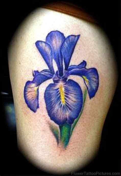 35 Fabulous Iris Flower Tattoos
