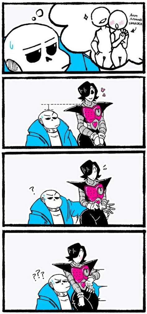 Sans X Mettaton Undertale Amino