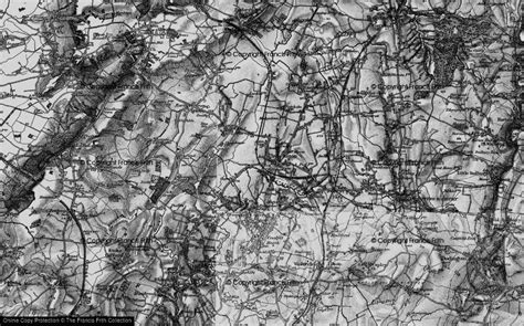 Historic Ordnance Survey Map Of Iron Acton 1898