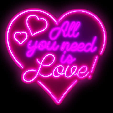 Hipparoo Shatterproof Love Neon Signs