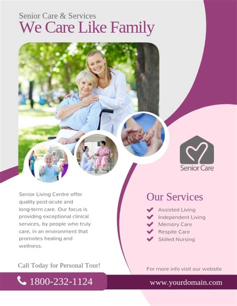 Senior Care And Services Skilled Nursing Postermywall Senior Care