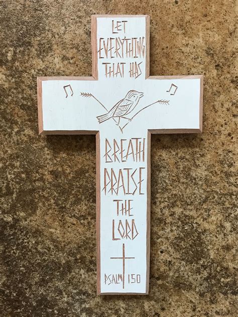 Cross With Bible Verse Cross With Scripture Etsy