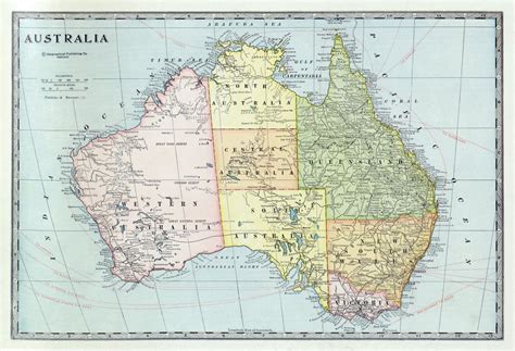 Large Detailed Political And Administrative Map Of Australia With Roads