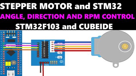 Stepper Motor And Stm32 Angle Rpm And Direction Control Cubeide