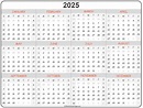 2025 Printable Calendar