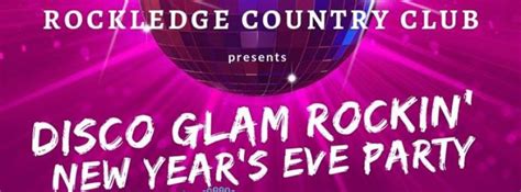 Disco Glam Rockin New Year S Eve Party Brevard County Fl Dec Pm