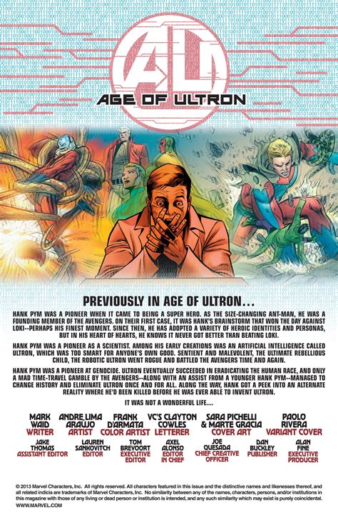 Read Online Age Of Ultron Comic Issue 10ai