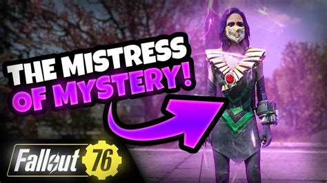 THE MISTRESS OF MYSTERY Character Build Fallout 76 Steel Reign