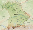 Detailed Map Of Bavaria Germany - Tour And Travel