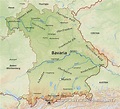 Bavaria Physical Map