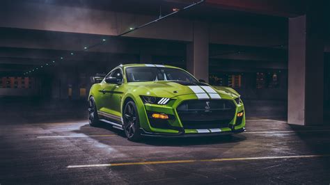 3840x2160 Green Ford Mustang Shelby Gt500 4k Hd 4k Wallpapersimages