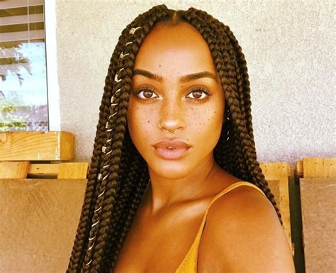 Box braids will never go out of style and neither will the big braided bun! 11 ways to pull off boho box braids in 2018 and beyond ...