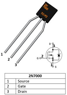 2N7000 Pinout Features Equivalents Datasheet