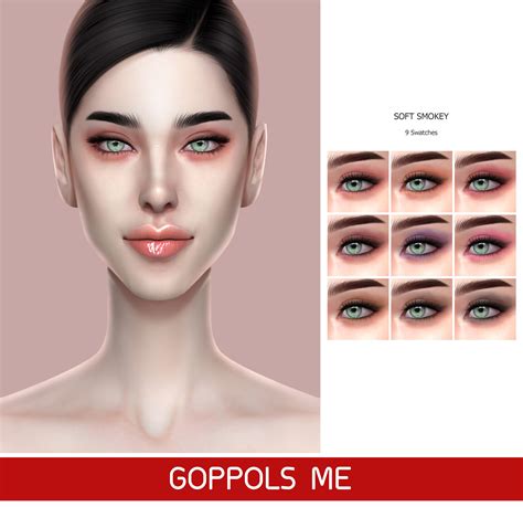Gpme Soft Smokey Sims 4 Sims 4 Cc Makeup The Sims 4 Skin