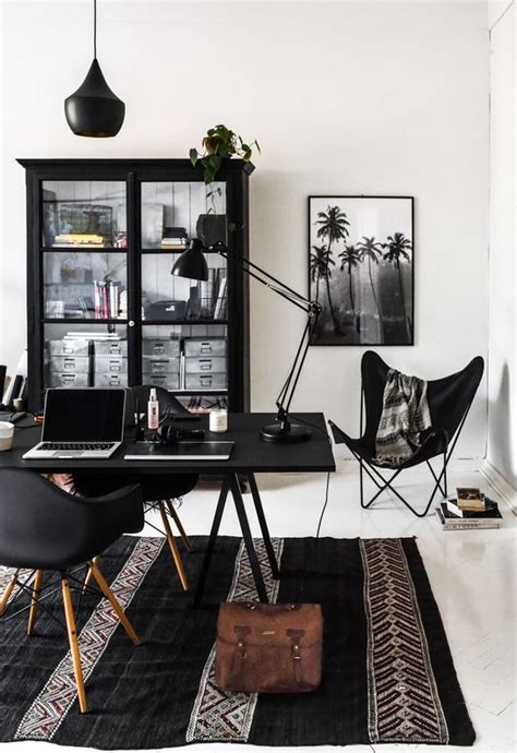 43 Black And White Home Office Decor Ideas Shelterness