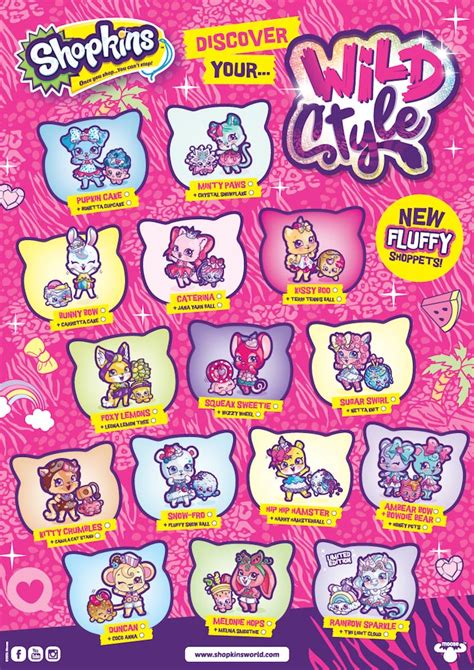 Shopkins Season 9 Checklist List Fluffy Shoppets Kids Time