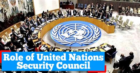 What Is The Role Of United Nations Security Council