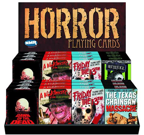Get a look at the spookiest, scariest, and freshest netflix horror movies, like the platform, gerald's game and more. MAY168933 - HORROR 24PC PLAYING CARD ASST - Previews World