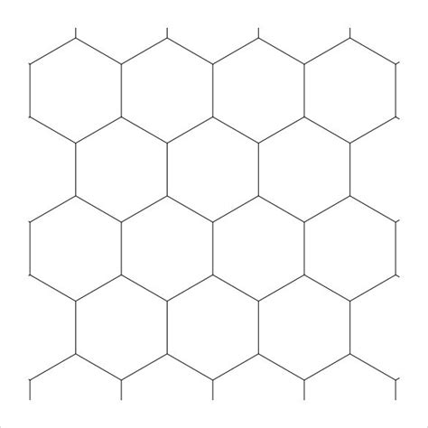 Free 7 Sample Hexagonal Graph Paper Templates In Pdf Ms Word Psd