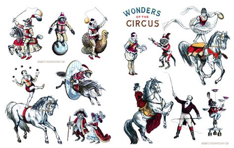Adorable Vintage Circus Image Kit Graphics Fairy Premium Membership