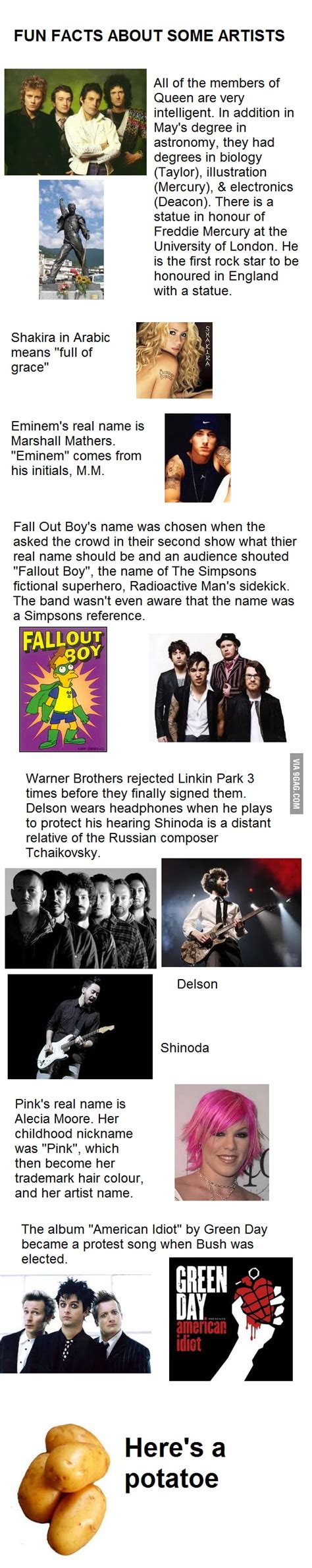 Awesome Music Facts 9gag