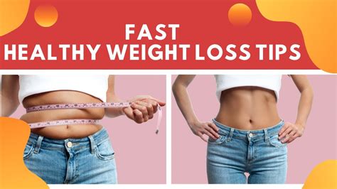 fast healthy weight loss tips for women youtube