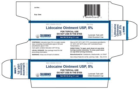 Lidocaine Ointment Fda Prescribing Information Side Effects And Uses