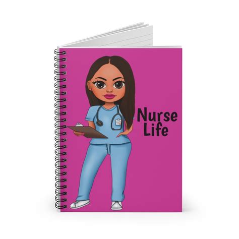 Nurse Rn Nursing Student Spiral Notebook Ruled Line Etsy Uk