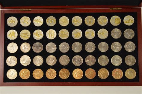 Historic Coin Collection Gold And Silver Highlighted Us Statehood