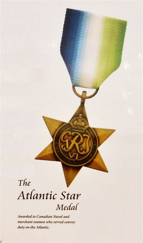 Photo Marker Detail The Atlantic Star Medal