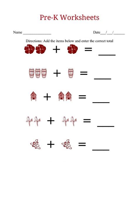 Math Sums For Kids Printable Activity Shelter