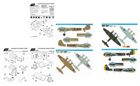 Conversion Set For Junkers Ju 88a 5 Designed To Be Used With Revell